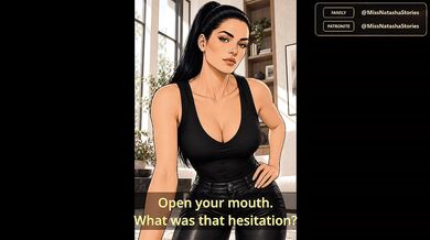 Destroyed Gushing Choked F4M JOI CBT Audio Femdom Mistress Brunette British Amateur Cartoon
