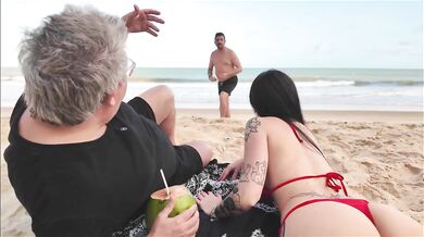 Verified Amateur Big Tits Destroyed By Limon7 Creampie Beach Cuckold Vacation