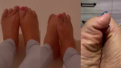 Ebony OnlyFans POV Flicking Destroyed Gushing Feet Fetish