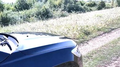 Motorhaube Doggystyle Creampie German Blonde MILF Big Tits Amateur HD