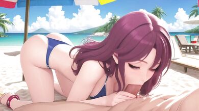 Sloppy Beach Bikini Titfuck With Massive Boobs And Big Tits PoV Hardcore Head And Cumshot
