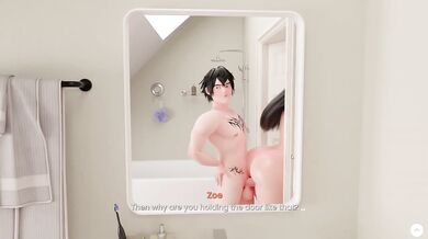 Goth Girl and Gwen Tennyson Threesome Destroyed Gushing Choked Mansion Days Part 17