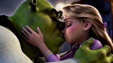 Rapunzel First Time Blowjob With Shrek In Cartoon XXX
