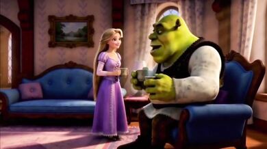 Shrek Destroys Rapunzel With First Time Blowjob Disney Crossover XXX Cartoon HD