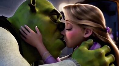 Shrek Destroys Rapunzel With First Time Blowjob Disney Crossover XXX Cartoon HD