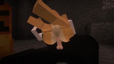 Destroyed Gushing Anal in the Cave with Jenny Sex Doll Minecraft Hentai