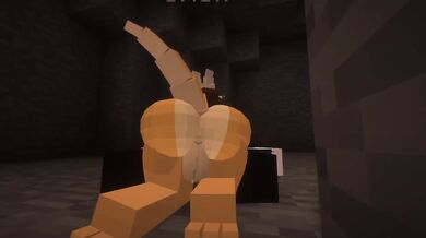 Destroyed Gushing Anal in the Cave with Jenny Sex Doll Minecraft Hentai