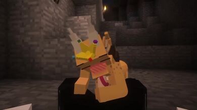 Destroyed Gushing Anal in the Cave with Jenny Sex Doll Minecraft Hentai