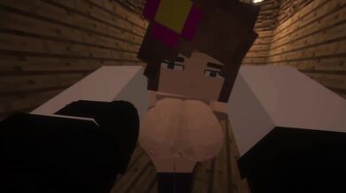 Alone With Jenny in My House Minecraft Destroyed Gushing Choked