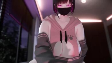 Destroyed Gushing Choked Japanese Hentai Anime Big Boobs POV Ladyboy Femboy Vtuber