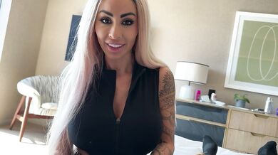 My step sis with giant tits shows me what REAL pussy feels like - Danae Mari
