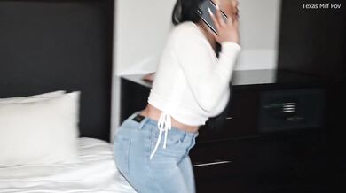(Watch This) Super Hot Ebony Stepmom Takes Stepsons Game Away To Make Him CUM! | ft Jennifer Exxotic