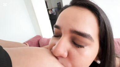 two horny friends having fun