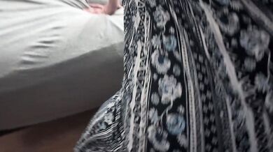 ass grinding makes him cum in boxers