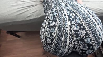 ass grinding makes him cum in boxers