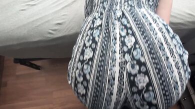 ass grinding makes him cum in boxers