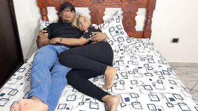 Watching Movie with My Boyfriend and his Best Friend who Lays Next to Me and Starts Touching My Ass