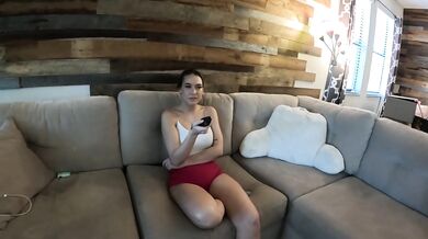 stepson gave me a facial and a creampie pov