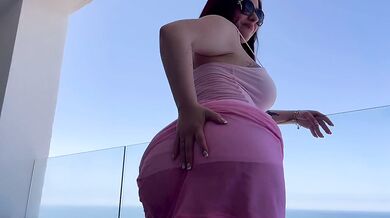 Neighbor with BUSTY and BIG ASS invites me to her apartment - JOI Katejenn