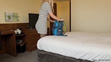 Stepmother And Son Share a Bed In A Hotel