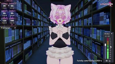 Public Library Spanking Punishment Game Destroyed Shy Submissive Slut Catgirl Cumming Loud Every Time ASMR