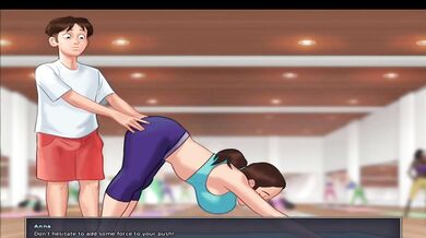 Hot Milf Yoga Instructor Destroyed Gushing Creampie Summertime Saga
