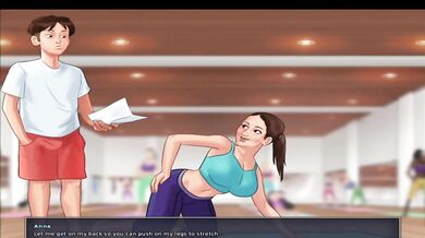 Hot Milf Yoga Instructor Destroyed Gushing Creampie Summertime Saga