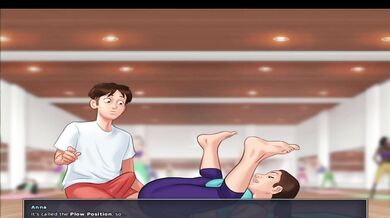 Hot Milf Yoga Instructor Destroyed Gushing Creampie Summertime Saga