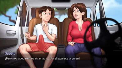 Debbie Destroyed Me Gushing Cum Inside Hot Ass Big Tits Cartoon Hentai Summertime Saga