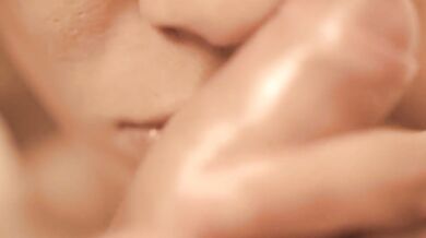 Close Up POV Blowjob Cum in Mouth Swallow Deep Suck Passionate Good Girl Brunette Amateur Couple HD