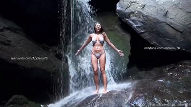 Log Cabin Cowgirl Creampie Destroyed After Waterfall Hot Wife HD Natural Tits Real Sex Unscripted
