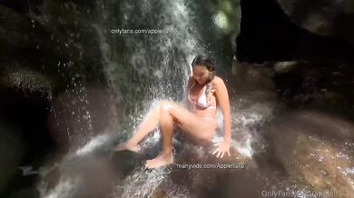 Log Cabin Cowgirl Creampie Destroyed After Waterfall Hot Wife HD Natural Tits Real Sex Unscripted