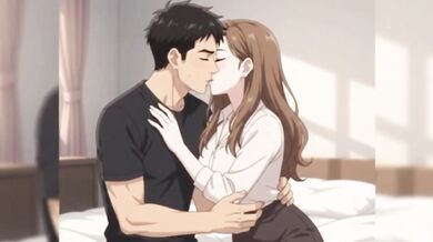 Stepsister Finds Secret Hentai Collection and Craves Hot Big Boobs Anal Creampie Sex