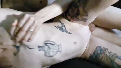 Real Couple Morning Fuck Big Dick Tattooed Girl Small Tits