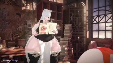Faris Magical Ass Expansion Destroyed Gushing Huge Bubble Butt Cartoons