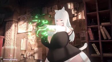 Faris Magical Ass Expansion Destroyed Gushing Huge Bubble Butt Cartoons