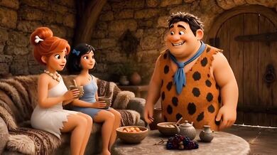 Hungry Caveman Destroyed By Besties Wife Sex In A Cave Ai Cartoon