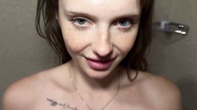 You Wanted a Shower but My Wet Pussy Destroyed You with Doggy Style Cumshot
