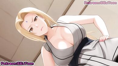 Tsunade Big Tits Blow Job Destroyed Gushing Hentai