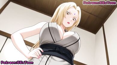 Tsunade Big Tits Blow Job Destroyed Gushing Hentai