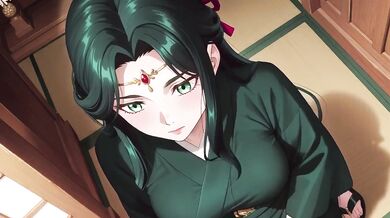 Deep Green Kimono Shrine Stroll High Slit Accidents Solo Female Big Ass HD Porn Cartoon Verified Amateurs