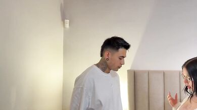 She Shows Lingerie Gets Cachondo And I Give Incredible Blowjob Katty Blake