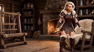 Viking Girl Astrid Hosted Me In Her Special Place Destroyed Gushing