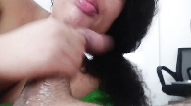 Sloppy Wet Blowjob Destroyed By Extreme Drool And Cum In Mouth
