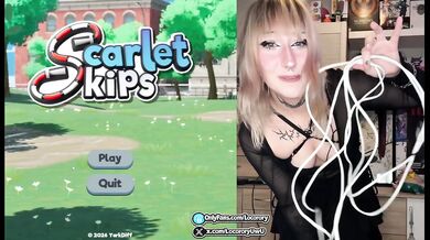 Scarlet Skips Class Destroyed Gushing Bouncy Boobies Physics