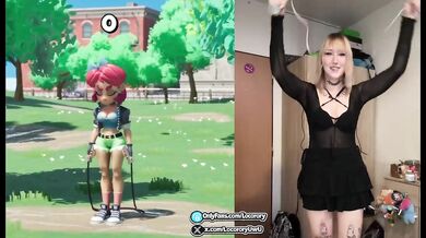 Scarlet Skips Class Destroyed Gushing Bouncy Boobies Physics