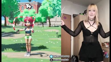 Scarlet Skips Class Destroyed Gushing Bouncy Boobies Physics