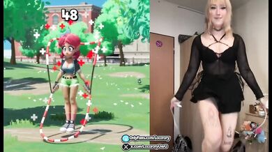 Scarlet Skips Class Destroyed Gushing Bouncy Boobies Physics