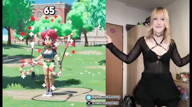 Scarlet Skips Class Destroyed Gushing Bouncy Boobies Physics
