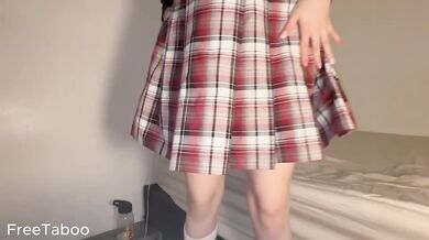 Old Teacher Destroys Naughty Schoolgirl In College Uniform